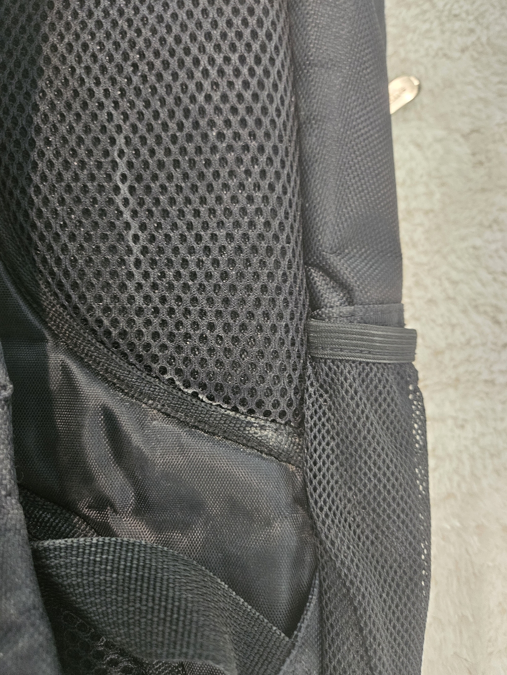 Black Backpack Gym Travel Casual Streetwear Activewear Basic Summer Vacation - Picture 5 of 9